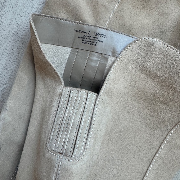 Vince Camuto Eyana Wide Calf Over The Knee Boots - Size 7 - Taupe - Picture 5 of 7